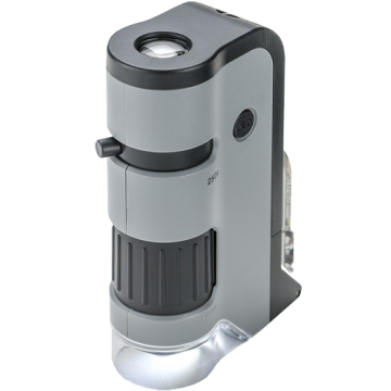 Carson MicroFlip High Power Pocket Microscope - 100-250x