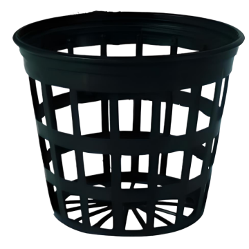 Netztopf - schwarz, Ø8cm, 10Stk