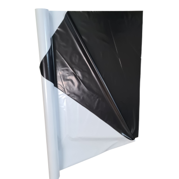 10x2m Folie Schwarz-Weiss 125μm