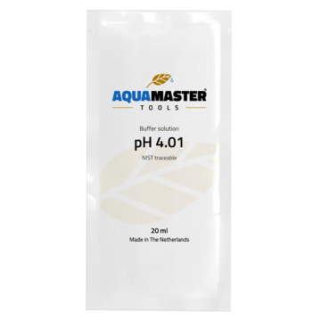 Aqua Master Tools pH 4.01 Kalibrierungslösung - 20ml Beutel