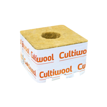 Cultiwool Kulturblock 10cm mit 40 mm Loch