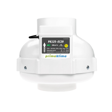 Prima Klima PK125-EC29 – Hochleistungs-EC-Ventilator mit 125 mm Flansch