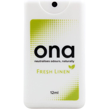 ONA Spray Card – Fresh Linen - Geruchsneutralisierer im Taschenformat