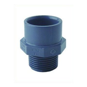 PVC-Anschlussverschraubung 3/4 Zoll AG x 25 / 32 mm