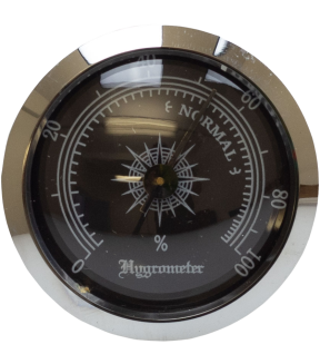 Tabimex Hygrometer Rund - Schwarz